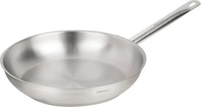 Tigaie Kinghoff KH 2019, Otel inoxidabil - 21CT, 24 cm, Uz casnic si profesional, Cuptor pana la 240°C, Toate plitele inclusiv inductie, Argintiu