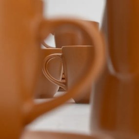 Serviciu ceramic maro de ceai