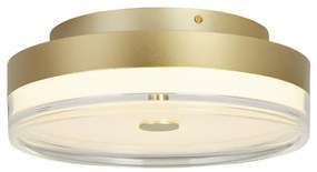 Plafoniera LED design minimalist Cyprus auriu, 30cm