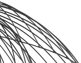 Plafoniera inteligentă neagră 60 cm inclusiv Wifi G95 - Pua