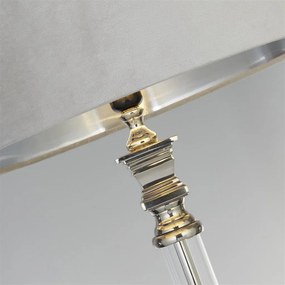 Lampadar/Lampa de podea design lux elegant Belle crom/gri