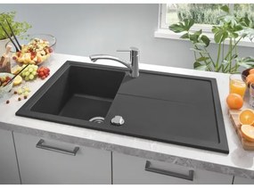 GROHE K400 31640AP0 - chiuvetă din compozit, 860 × 500 mm, granit/negru