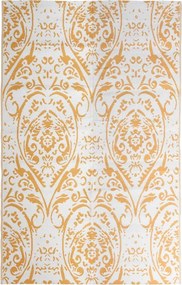 vidaXL Covor de exterior, ARAKIL portocaliu/alb, 190x290 cm, PP
