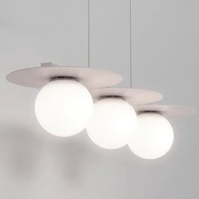 Lustră suspendată FLAT 3xE27/15W/230V crem