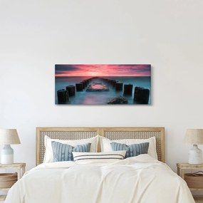 Tablou - Pietre în mare (120x50 cm)