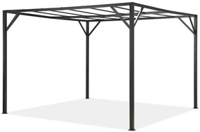 Santorini 3 x 4 m antracit metal pergole terasă cadru Garden Point