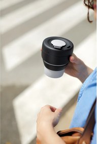 Cană termos neagră 400 ml To Go – Lékué