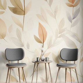 Tapet autoadeziv frunze delicate minimaliste