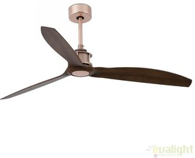 Ventilator cu telecomanda JUST cupru/ nuc 33399