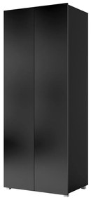 Dulap de haine Brolani BR09 (Negru + lucios negru) . 1105764