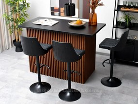Scaun Haire (lemn negru + negru). 1110584