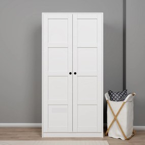 Dulap cu rafturi Luckiny D (alb). 1127603