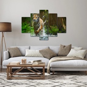 Tablou cu trigrul fugind (150x105 cm)