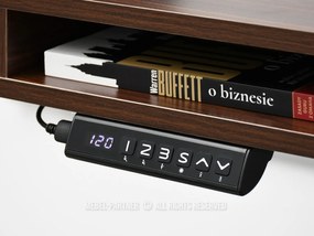 Masă PC Osto 120 (nuc + alb). 1109829