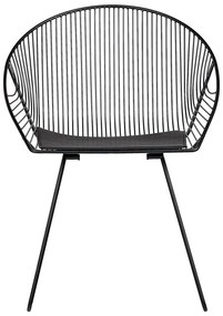 Set 2 buc. scaune pentru sufragerie Auron (negru). 1009924