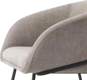 Scaun tapitat design LUX Campus, sisley bej 116371 HZ