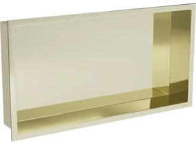 Mexen X-Wall-R raft de încastrare cu flanșă 60 x 30 cm, Aurie - 1950603010