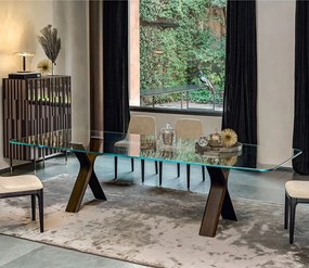 Masa extensibila eleganta design LUX Still 215-295x100cm