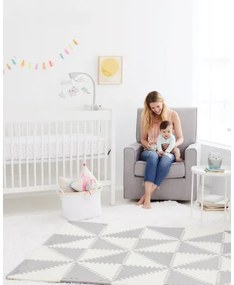 Puzzle din spumă 72 buc. gri/bej Skip Hop