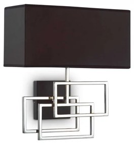 Aplica perete neagra-argintie Ideal-Lux Luxury ap1- 201054