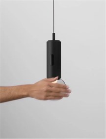 Pendul LED design minimalist CHRONOS negru