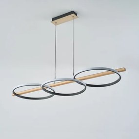 Lustră LED pe cablu Zuma Line MD3913-3-3BWLT ALMERIA LED/35W/230V