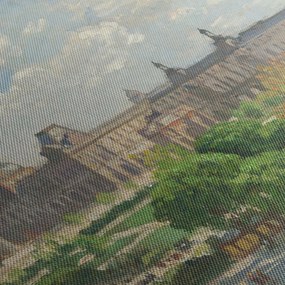Tablou - Camille Pissarro, Place du Carrousel, Paris, reproducere (90x60 cm)