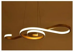 Lustră LED pe cablu LED/18W/230V 3000K auriu