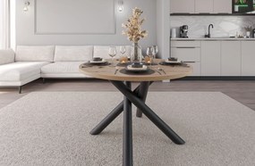 Masa rotunda 110 cm Ossla (stejar artizanal). 1116740