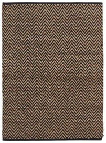 Covor negru-natural 120x170 cm Zigzag – douceur d'intérieur