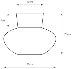 Markslöjd 109025 - Plafonieră MALAGA 1xE27/40W/230V Ø 25 cm, crom mat