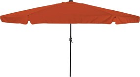 vidaXL Parasol de Grădină Terracota 395 x 395 x 245 cm Poliester