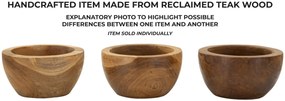 Mauro Ferretti Golitor Buzunare Simple Teak cm Ø 15X9,5 | Aosom Romania