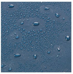 Perdea pentru duș iDesign PEVA, 183 x 183 cm, albastru