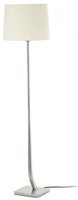 Lampadar / Lampa de podea eleganta design clasic REM nickel/alb