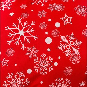 Lenjerie de pat din microfibra SNOWFALL rosu Dimensiune lenjerie de pat: 70 x 90 cm | 140 x 200 cm