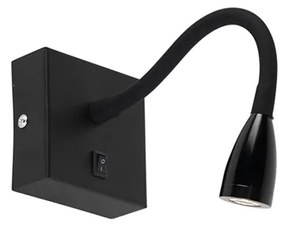Lampă de perete flexibilă modernă LED negru - Flex