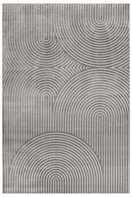 Covor gri din viscoză 140x200 cm Geode – douceur d'intérieur