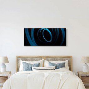 Tablou cu linie albastră (120x50 cm)