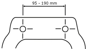Capac WC cu închidere lentă Wenko Kos, 44 x 37 cm, alb
