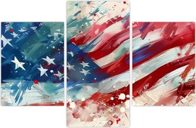 Tablou - Steagul SUA (90x60 cm)