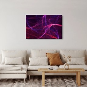 Tabloul abstract cu linii curbe (90x60 cm)