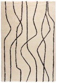 Covor alb/negru 160x230 cm Routa – Universal