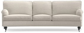 Canapea Bloomington A102Numărul de locuri: 3, 235x100x80cm, 95 kg, Tapiterie, Picioare: Metal, Lemn, Role