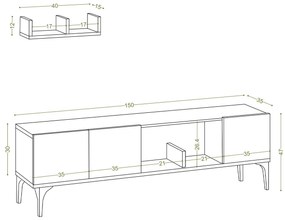 Mobilier living Horizon (Alb). 1089109