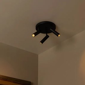 Lucide 22974/13/30 - Spot GRADO 3xGU10/12W/230V, negru