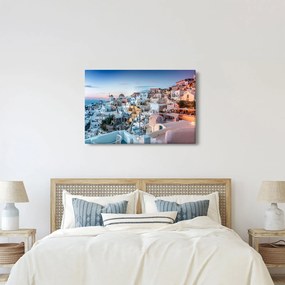 Tablou - Amurg în Santorini (90x60 cm)