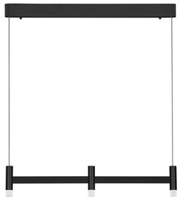 Lustra liniara cu 3 spoturi LED 3000K POETIC negru