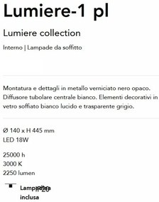 Plafoniera LED design modern Lumiere-1 pl