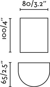 Aplica perete aluminiu negru, 1xGU10, SOLE round